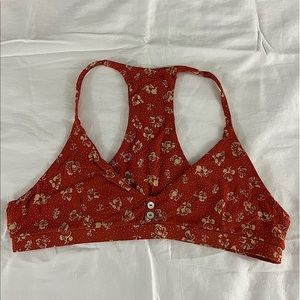 OBEY bralette. Orange. Size large. Used.